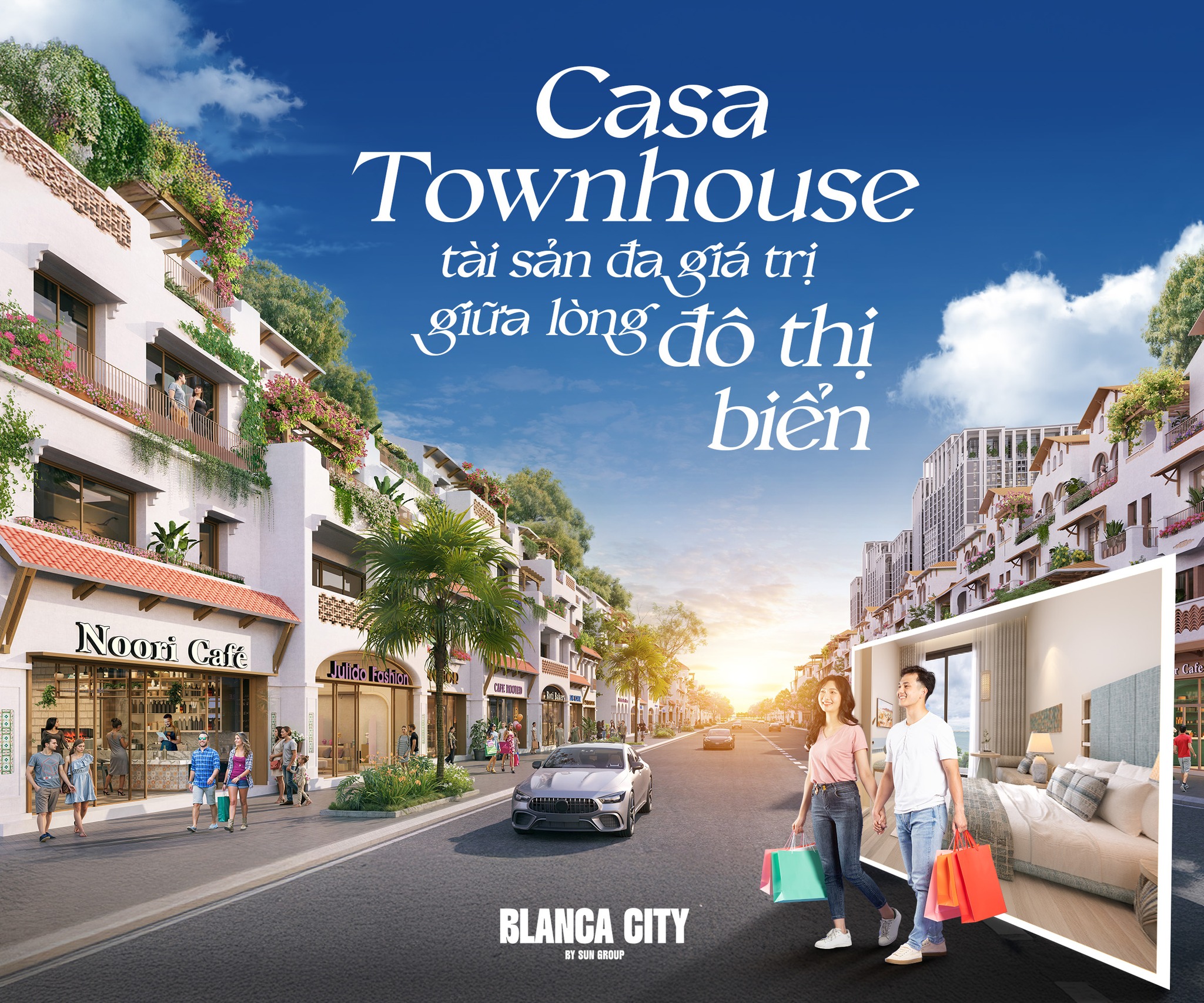 Nhà phố thương mại Casa Townhouse Blanca City
