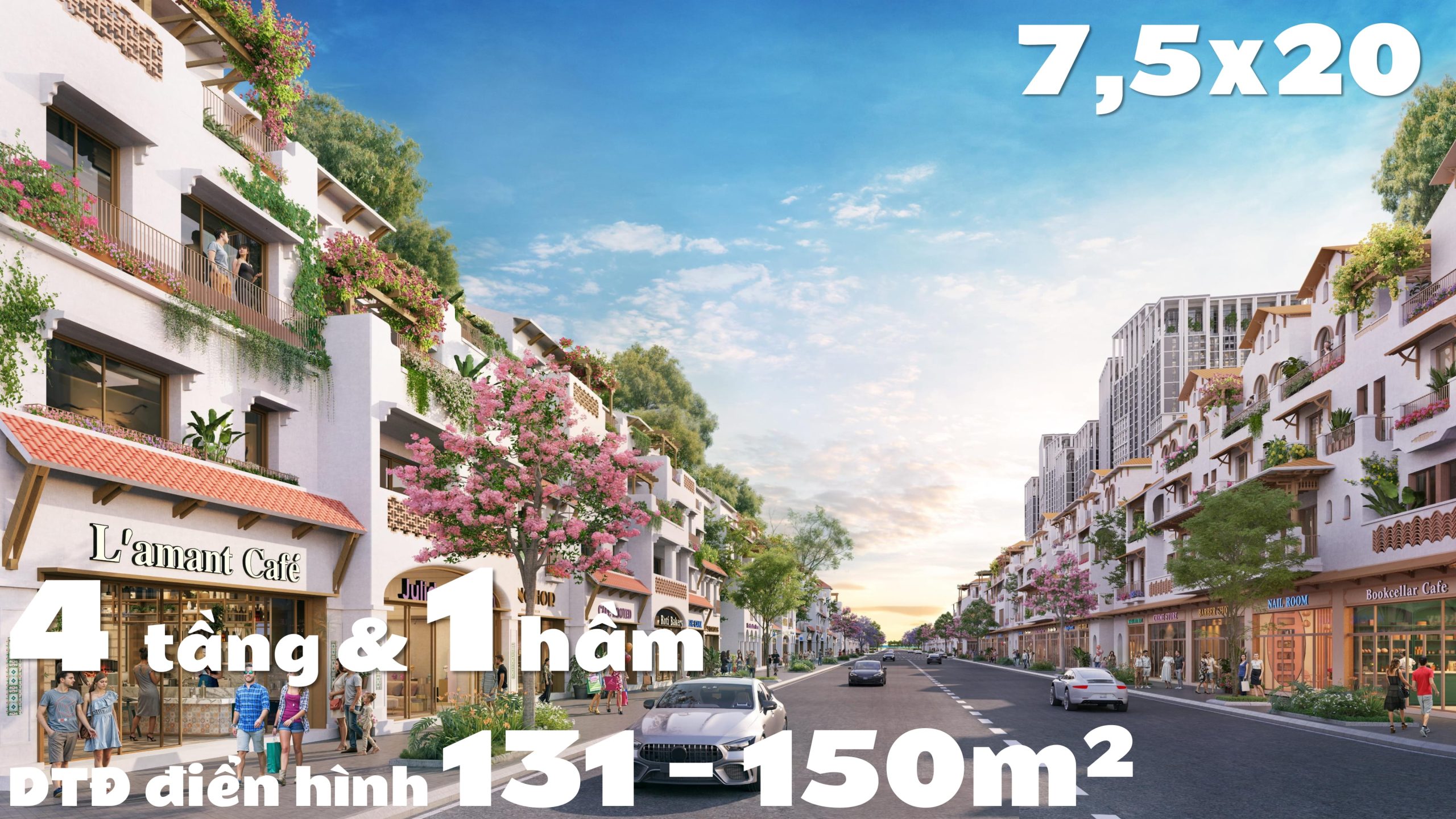 Thiết kế của Townhouse Blanca City